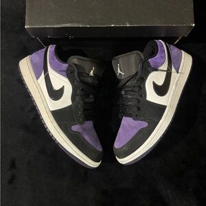 Air Jordan 1 Low Court Purple